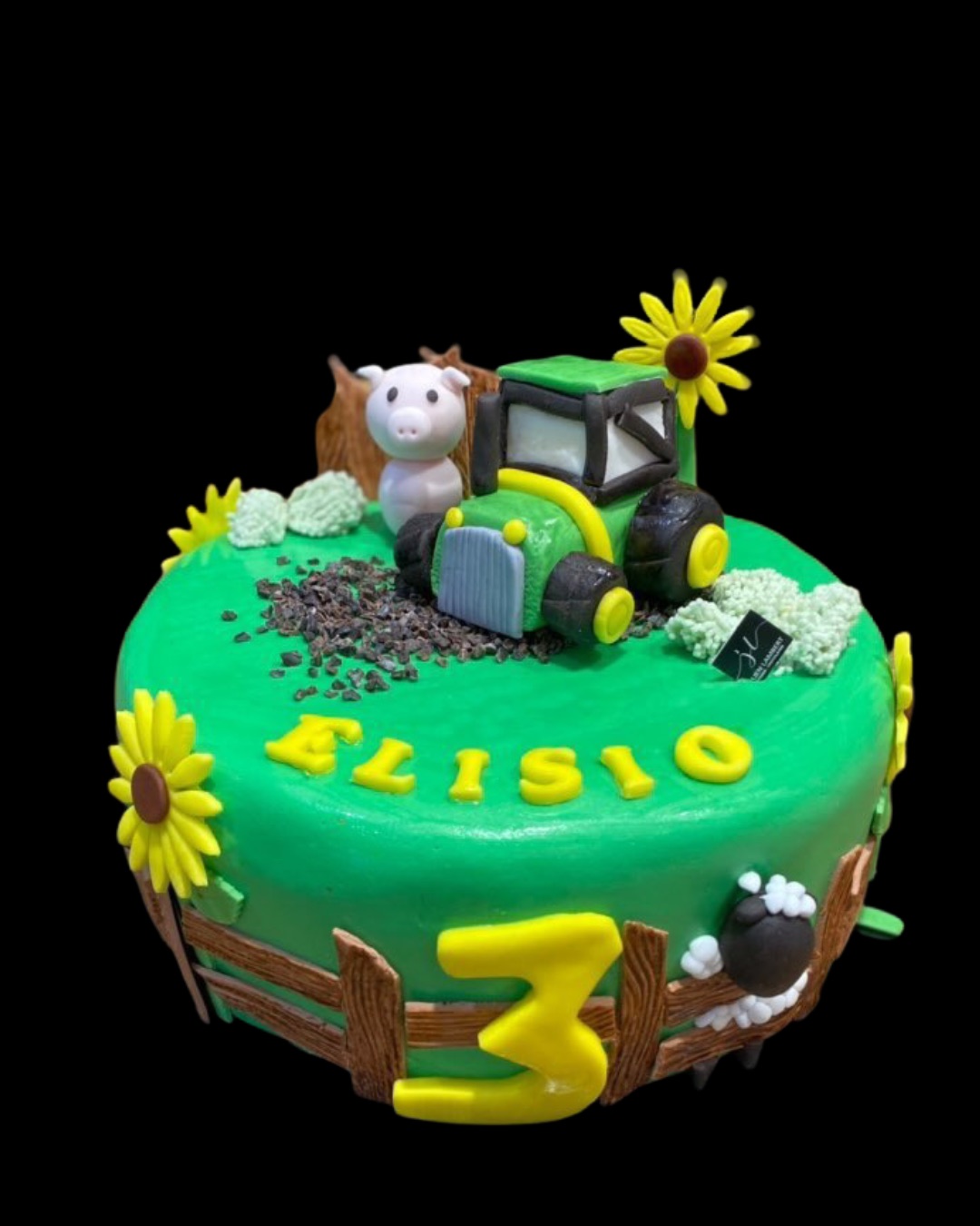 Gâteau d’anniversaire sur le thème de la ferme