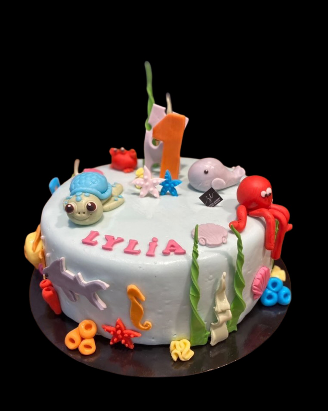 Gâteau d’anniversaire sur le thème marin