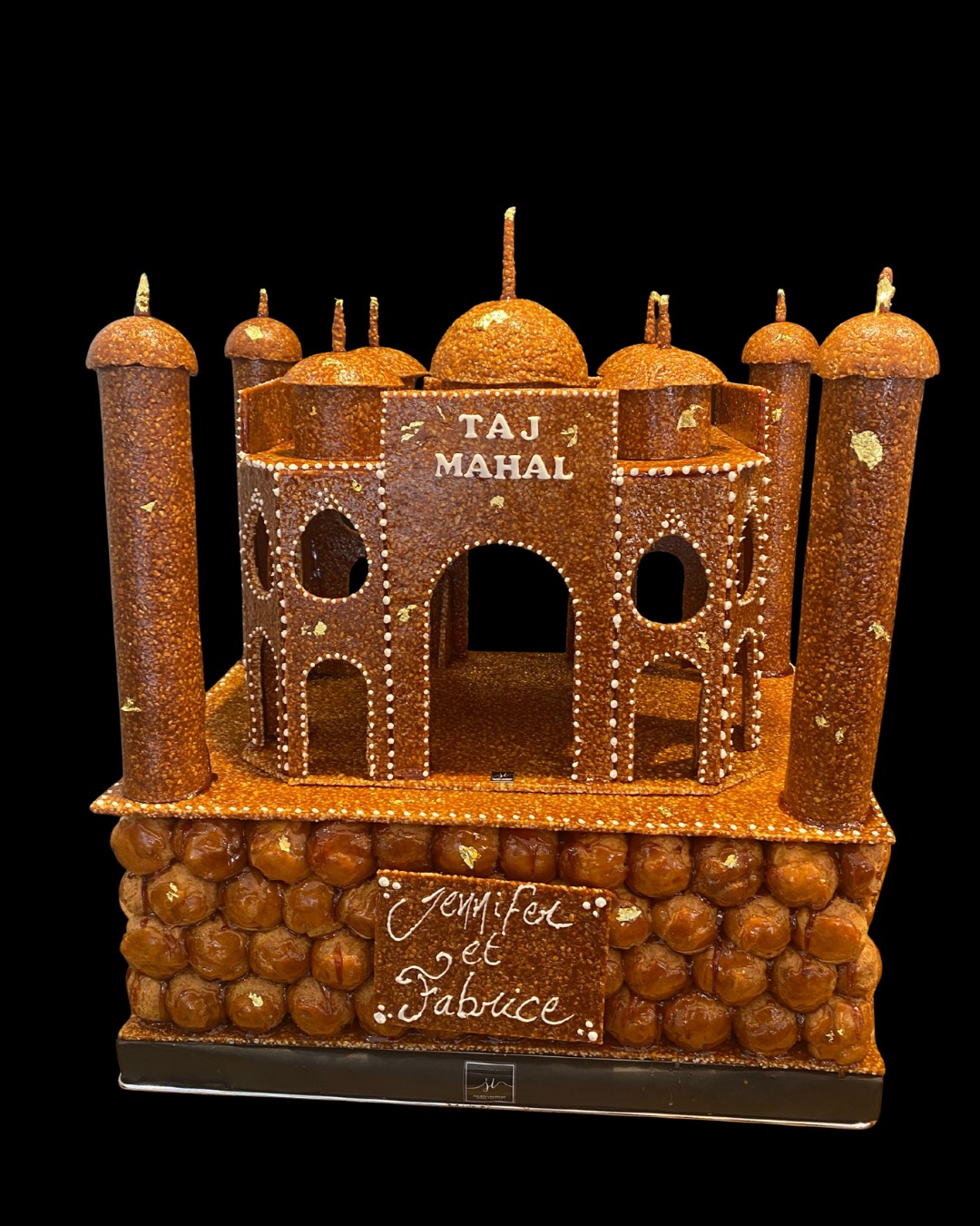 Pièce montée inspirée du Taj Mahal